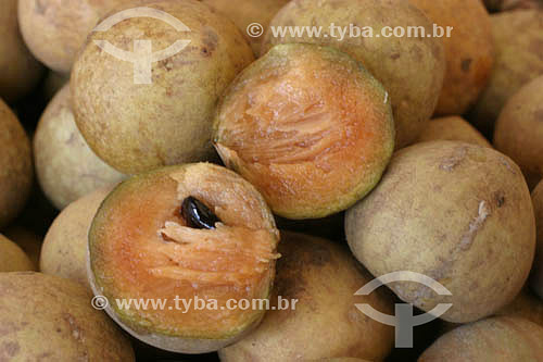  Sapotilha - fruta - Mercado Ver-o-peso - Belém - Pará - Brasil
  - Belém - Pará - Brasil