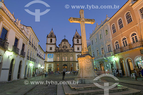  Igreja de São Francisco no Largo Cruzeiro de São Francisco - Salvador - BA - Brasil  - Salvador - Bahia - Brasil