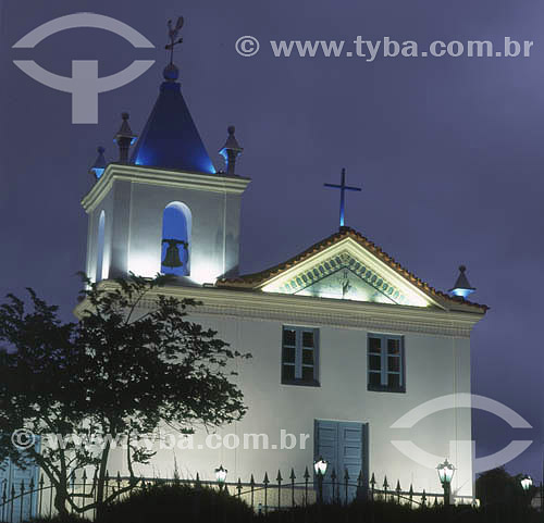  Igreja Nossa Senhora dos Remédios à noite - Arraial do Cabo - RJ - Brasil  - Cabo Frio - Rio de Janeiro - Brasil