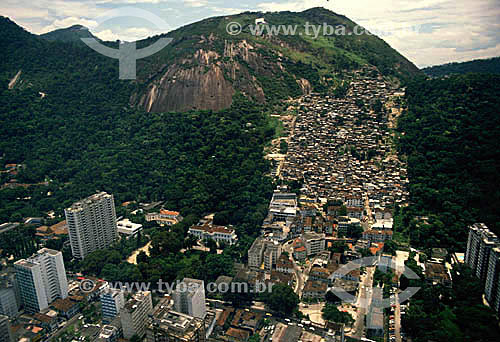  Favela Santa Marta - Rio de Janeiro - RJ - Brasil - 1993  - Rio de Janeiro - Rio de Janeiro - Brasil