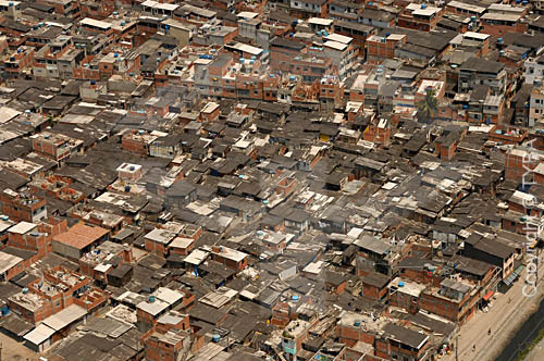  Vista aérea da favela 