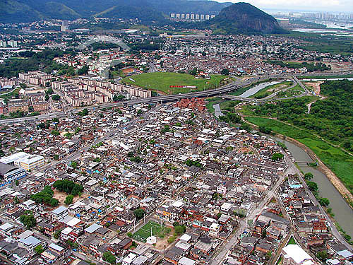  Vista aérea da Cidade de Deus, Jacarepaguá - Rio de Janeiro - RJ - Brasil - 14 de Julho de 2005  - Rio de Janeiro - Rio de Janeiro - Brasil