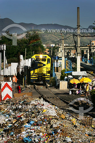  MRS Logística  (Empresa de Trem) - estação no Jacarezinho  - Rio de Janeiro - Rio de Janeiro - Brasil