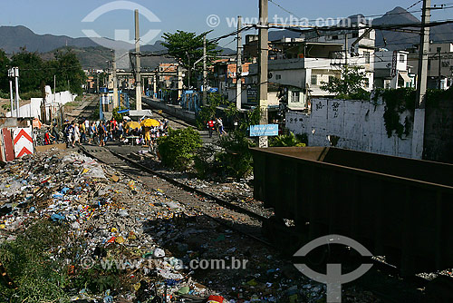  MRS Logística (Empresa de Trem) - estação no Jacarezinho  - Rio de Janeiro - Rio de Janeiro - Brasil