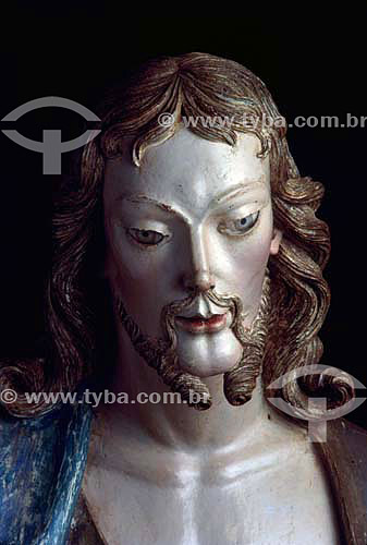  Cristo do Passo da Prisão - Detalhe - Esculturas de Aleijadinho  - Congonhas - Minas Gerais