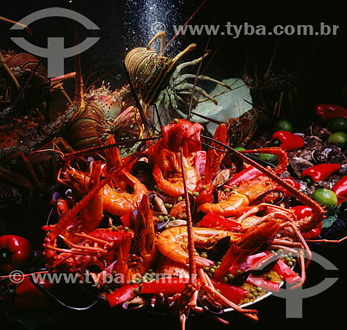  Culinária - camarão e frutos do mar  - Brasil