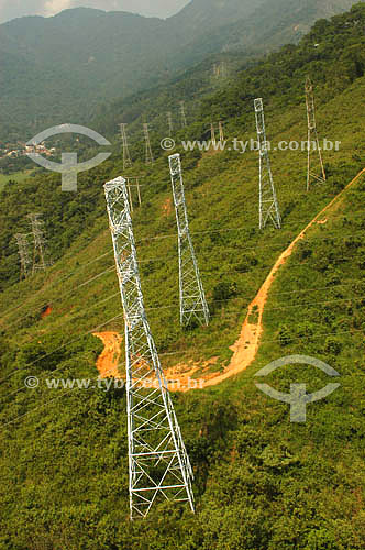  Torres de transmissão - Mata Atlântica - Rio de Janeiro - RJ - Brasil  - Rio de Janeiro - Rio de Janeiro - Brasil