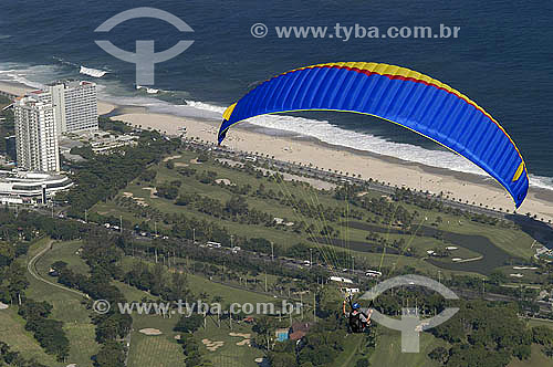  Vôo de Parapente sobre São Conrado - Rio de Janeiro - RJ - Brasil - abril/2005  - Rio de Janeiro - Rio de Janeiro - Brasil