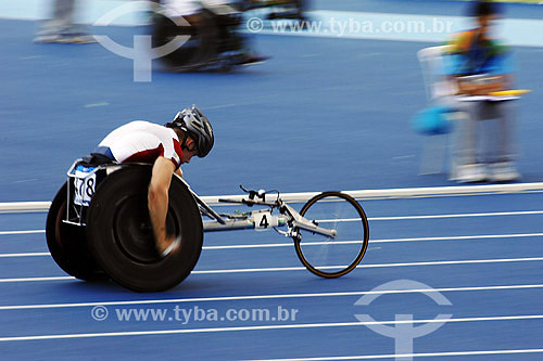  Atletismo - corrida em cadeira de rodas 