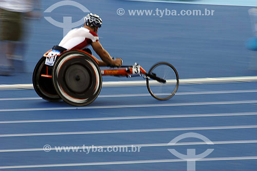  Atletismo - corrida em cadeira de rodas 