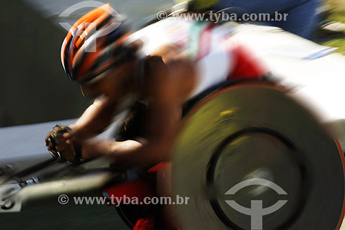  Atletismo - corrida em cadeira de rodas 