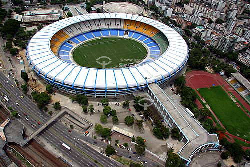  Vista aérea do estádio Jornalista Mario Filho (Maracanã) com Maracanãzinho ao fundo - Rio de Janeiro - RJ - Brasil  - Rio de Janeiro - Rio de Janeiro - Brasil