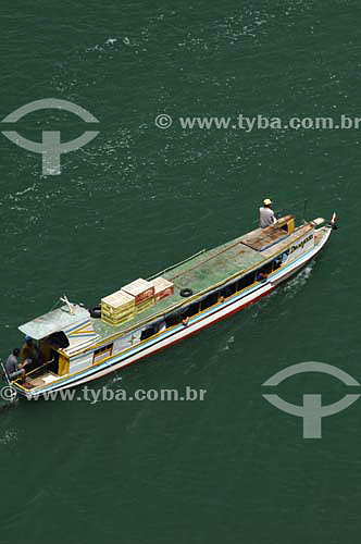  Barco / Embarcação no Rio São Francisco- Alagoas - Brasil - Março 2006  - Alagoas - Brasil