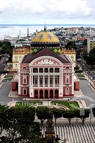 Teatro Amazonas - Manaus - AM - Brasil  O teatro é Patrimônio Histórico Nacional desde 20-12-1966, sendo o primeiro monumento, em Manaus, tombado pelo Patrimônio Histórico.  - Manaus - Amazonas - Brasil