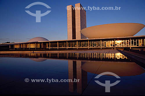  Assunto: Prédio do Congresso Nacional / Local: Brasília - DF - Brasil / Data: 2005

 A cidade de Brasília é Patrimônio Mundial pela UNESCO desde 11-12-1987. 