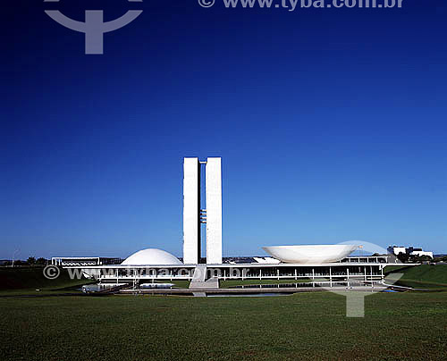  Congresso Nacional - Brasília - DF - Brasil

 A cidade de Brasília é Patrimônio Mundial pela UNESCO desde 11-12-1987.  - Brasília - Distrito Federal - Brasil