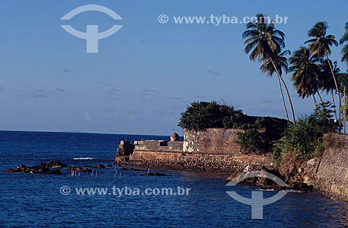  Ruínas do Forte - Morro de São Paulo - Costa do Dendê - litoral sul da Bahia  - Cairu - Bahia - Brasil