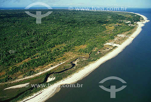  Vista aérea da Ilha de Superagüi - Paraná - Brazil  - Guaraqueçaba - Paraná - Brasil
