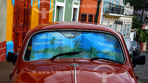  Volkswagen Fusca, pára-brisa temático, Olinda - PE - Set./2007  - Olinda - Pernambuco - Brasil