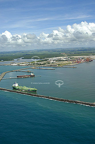  Vista aérea do Porto de Suape - Cabo de Santo Agostinho - PE - Brasil
  - Cabo de Santo Agostinho - Pernambuco - Brasil