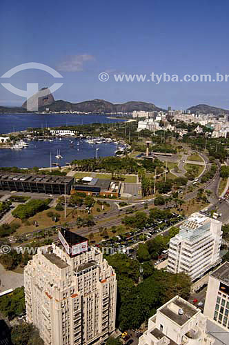  Vista do Aterro e Marina da Glória com Pão de Açucar ao fundo - Glória - Rio de Janeiro - RJ - Brasil  - Rio de Janeiro - Rio de Janeiro - Brasil