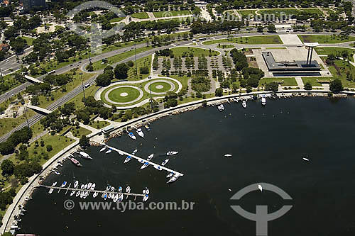  Vista aérea da Marina da Glória e Aterro do Flamengo - Rio de Janeiro - RJ - Brasil  - Rio de Janeiro - Rio de Janeiro - Brasil