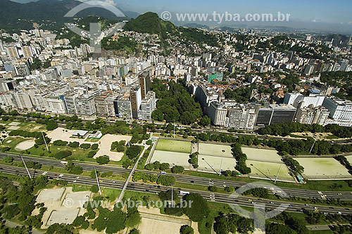  Aterro do Flamengo com Catete e Glória ao fundo - Rio de Janeiro - RJ - Brasil  - Rio de Janeiro - Rio de Janeiro - Brasil