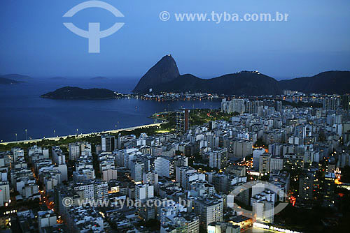  Vista da Praia de Botafogo com Pão de Açúcar ao fundo - Rio de janeiro - RJ - Brasil  - Rio de Janeiro - Rio de Janeiro - Brasil