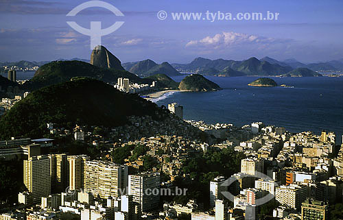  Ipanema com Copacabana e Pão de acucar ao fundo - Rio de Janeiro - RJ - Brasil  - Rio de Janeiro - Rio de Janeiro - Brasil