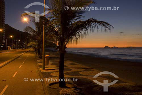  Nascer do sol na praia de São Conrado - Rio de Janeiro - RJ - Brasil  - Rio de Janeiro - Rio de Janeiro - Brasil