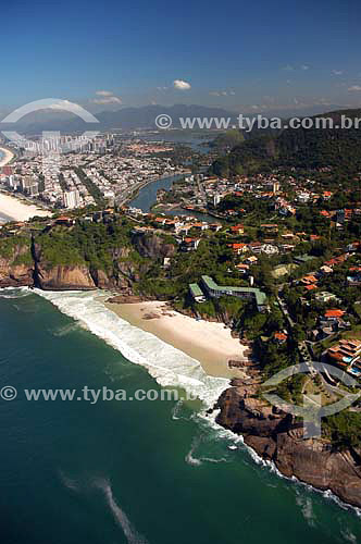  Vista aérea da Praia da Joatinga e da Barra ao fundo - Rio de Janeiro - RJ - Brasil  - Rio de Janeiro - Rio de Janeiro - Brasil