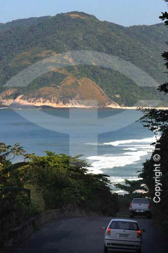  Praia de Grumari, região transformada em Área de Proteção Ambiental (APA), em 1986, e tombada pelo Instituto Estadual do Patrimônio Cultural (INEPAC) - Rio de Janeiro - RJ - Brasil  foto digital  - Rio de Janeiro - Rio de Janeiro - Brasil