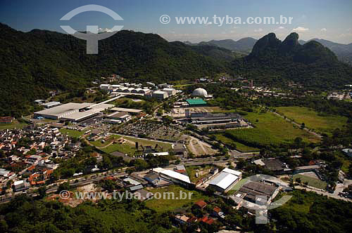  Vista aérea do PROJAC (Estúdios da Rede Globo de Televisão) - Barra da Tijuca - Rio de Janeiro - RJ - Brasil  foto digital  - Rio de Janeiro - Rio de Janeiro - Brasil
