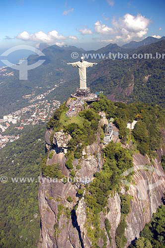  Vista Aérea da estátua do Cristo Redentor - Rio de Janeiro - RJ - Brasil  - Rio de Janeiro - Rio de Janeiro - Brasil