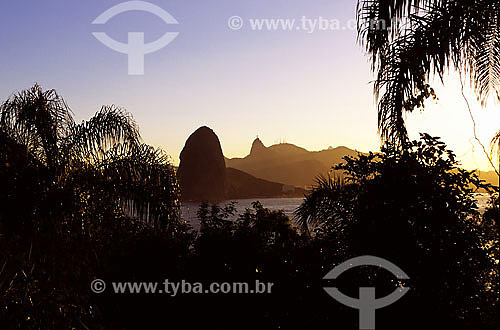  Baia da Guanabara vista do forte de Embui em Niterói - RJ - Brasil  - Niterói - Rio de Janeiro - Brasil