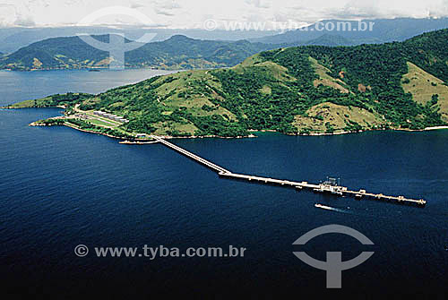  Vista aérea de empresa em Angra dos Reis - Costa Verde - RJ - Brasil  - Angra dos Reis - Rio de Janeiro - Brasil