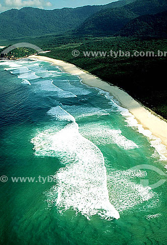  Vista aérea da Praia do Sul e do Leste - Ilha Grande - APA dos Tamoios - Baía de Angra dos Reis - Costa Verde - RJ - Brasil  - Angra dos Reis - Rio de Janeiro - Brasil