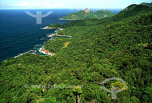  Vista aérea do Parque Estadual da Ilha Grande - APA dos Tamoios  - Baía de Angra dos Reis - Costa Verde - RJ - Brasil / Data: 2007

 Toda a Ilha Grande está contida na Área de Proteção Ambiental dos Tamoios (APA dos TAMOIOS) e subdividida em 3 áreas mais específicas. Parque Estadual da Ilha Grande (PEIG), Parque Estadual Marinho do Aventureiro (PEMA) e Reserva Biológica da Praia de Sul (RBPS). 