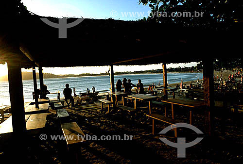  Quiosque na Praia de Geribá - Búzios - RJ - Brasil  - Armação dos Búzios - Rio de Janeiro - Brasil