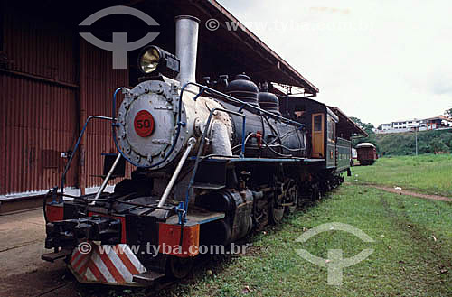  Locomotiva no Museu da Estrada de Ferro Madeira-Mamoré - Porto Velho - Rondônia - Brasil  - Porto Velho - Rondônia - Brasil