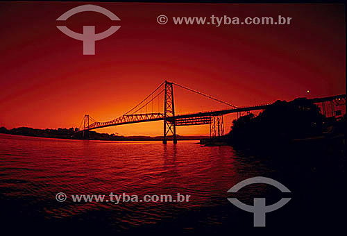  Ponte Hercílio Luz - Florianópolis - SC - Brasil  - Florianópolis - Santa Catarina - Brasil