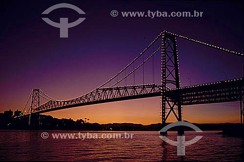  Ponte Hercílio Luz - Florianópolis - SC - Brasil  - Florianópolis - Santa Catarina - Brasil