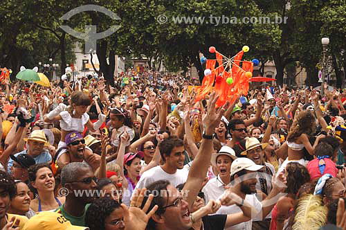  Multidão - Carnaval 2006 - Bloco de rua Boitatá  - Rio de Janeiro - RJ - Brasil -  Fevereiro 2006  - Rio de Janeiro - Rio de Janeiro - Brasil