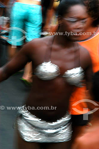  Foliona no desfile da Banda de Ipanema - Ipanema - Carnaval 2005 - Rio de Janeiro - RJ - Brasil  - Rio de Janeiro - Rio de Janeiro - Brasil