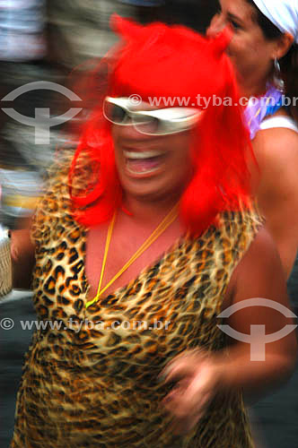  Foliona no desfile da Banda de Ipanema - Ipanema - Carnaval 2005 - Rio de Janeiro - RJ - Brasil  - Rio de Janeiro - Rio de Janeiro - Brasil