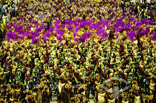  Escola de Samba Imperatriz Leopoldinense - Desfile de carnaval na Marquês de Sapucaí - Sambódromo - Rio de Janeiro - RJ - Brasil - Carnaval 2006  - Rio de Janeiro - Rio de Janeiro - Brasil