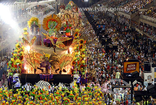  Desfile da escola de samba Mangueira no Carnaval 2007 - Rio de Janeiro - RJ - Brasil  - Rio de Janeiro - Rio de Janeiro - Brasil