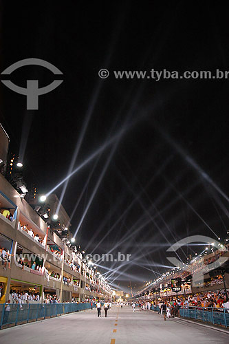  Iluminação de olofotes no Sambódromo - Rio de Janeiro - RJ - Brasil  - Rio de Janeiro - Rio de Janeiro - Brasil