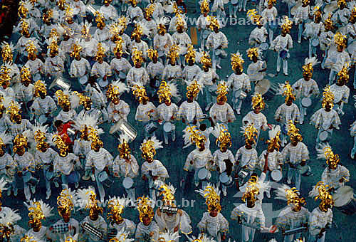  Ala da Bateria - Carnaval - desfile - Rio de Janeiro - RJ - Brasil  - Rio de Janeiro - Rio de Janeiro - Brasil