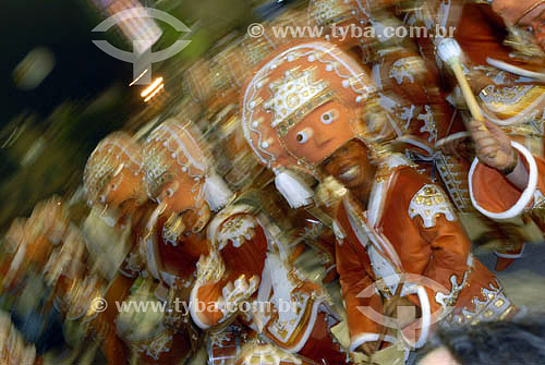  Bateria - Desfile da escola de samba Mocidade no Carnaval 2007 - Rio de Janeiro - RJ - Brasil  - Rio de Janeiro - Rio de Janeiro - Brasil